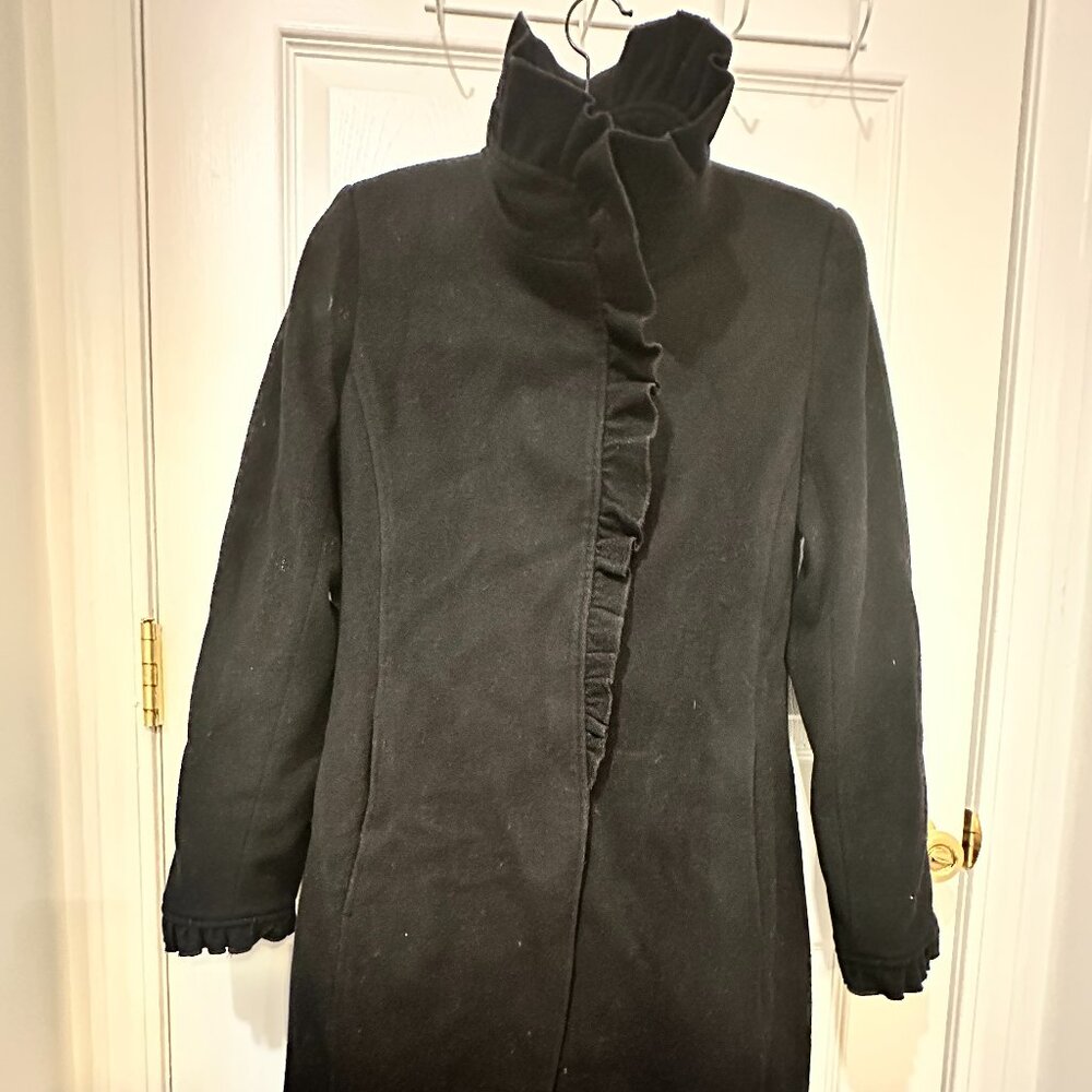 COPY - Womans DKNY Ruffle collar coat
